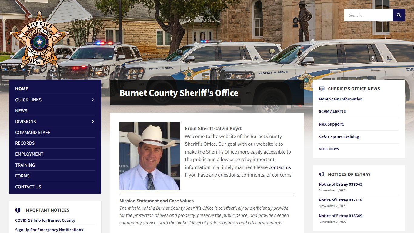 Burnet County Jail – Burnet County Sheriff's Office